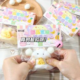 10PCS Decompression Toy Stress Toy Childrens Toys Soft Rubber Solid Cute Hamster Pinch Music Decompression Toys Cute Pet Cartoon Mouse LittleToys