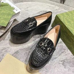 Platform Loafers leather women's small leather shoes casual women shoes Slip On Nude Shoes Outdoor Walking Summer Spring Autumn Shoes Ladies Designer Shoe 5.17 04