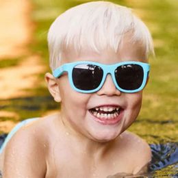 Kids Polarized Sunglasses TR90 Boys Girls Sun Silicone Safety Glasses Gift for Children Baby UV400 Eyewear Age 3-12