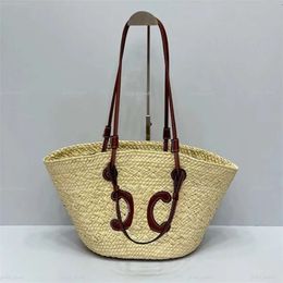 Designer Shoulder Bag Women Straw Bag Mesh Hallow Out Grass Bags Fashion Summer Large HOBO Bohemian Style Beach Handle Handbag Women Totes Big Knit Tote Bag 536