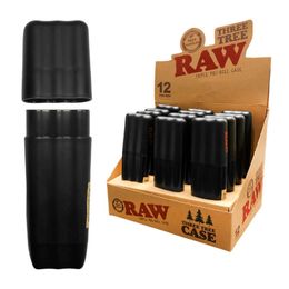 Smoking RAW Tobacco Plastic Doob Tube Stash Jar 122mm Herb Container Storage Cigarette Rolling Cone Paper Tube Pill Box