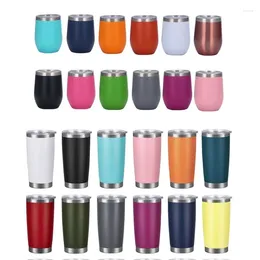 Water Bottles 20oz / 12oz Coffee Mug Thermal Cup Tumbler With Lid Stainless Steel Vacuum Insulated Double Wall Xicaras Caneca Copo Termico