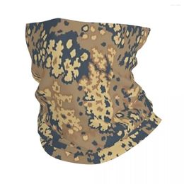 Scarves Russian Woodland Camouflage Bandana Neck Gaiter Printed Wrap Scarf Multifunction Headband Hiking Fishing Unisex Adult Windproof