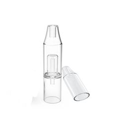 Wax Heaters Longmada Crystal Heater Mini Glass Attachment Moutiece Cap 18Mm Adapter Bubble Replacement Drop Delivery Household Appli Dhieo