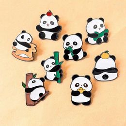 Brooches Jewellery Accessories Panda Brooch Fashion Coat Sweater Decorative Lapel Pin Animal Shape Dress Pants