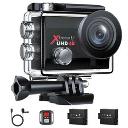 Sports Action Video Cameras Go Pro sports action camera 4K 30FPS 20MP digital camera 170 wide-angle IP66 EIS with external microphone remote control J240514