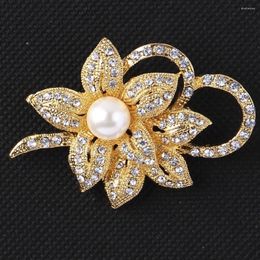 Brooches Selling Fashionable Women's Pearl Flower Brooch Pin - Luxurious Coat Accessories And Decorations