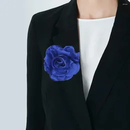 Brooches 14cm Large Flower Brooch Dress Suit Corsage Sweater Coat Pin French Women Clothing Accessories Fashion