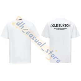 Cole Buxton T Shirts Shorts For Men Women Green Grey White Black Shirt High Quality Classic Slogan Print Top Tee With Tag 1;1 Good US Size S-Xl 246