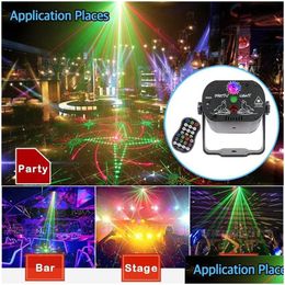 Led Effects 60 Patterns Dj Lights Usb 5V Rgb Laser Projection Lamp Remote Control Stage Lighting For Home Party Ktv Dance Floor Drop D Dhsd9