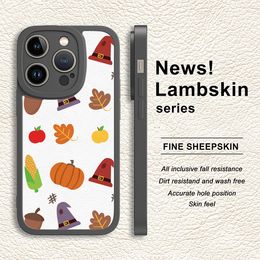 Sheepskin Rubber Shockproof Phone Case for iPhone(B391)