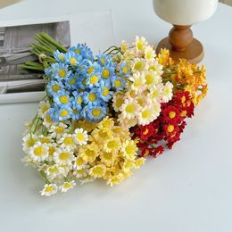 Simulated Flower Chamomile Dining Table Decoration Small Daisy Artificial Flower Home Holiday Decoration