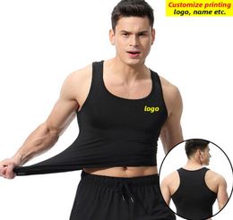 Compression Fitness Tights Tank Top Quick Dry Sleeveless Gym Shirts Summer Cool Mens Running Vest Sportswear Clothing 2206098994337