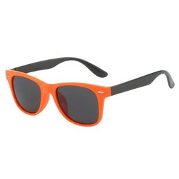 2024 Round Kids Sunglasses Boy Flexible Safety Children rivet Bicolor Sun Glasses Fashion Girls Outdoors Shades Eyewear UV400
