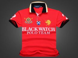 High Quality 100 Cotton Red Polo t Shirt for Mens Clothing with Embroidery Design5225521