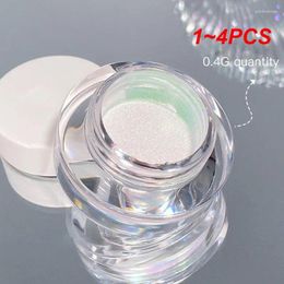Nail Glitter 1-4PCS Uv Gel Polish Manicure Aurora Powder Pearlescent White Moonlight Accessories