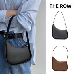 The row handbag half moon Designer Bag fashion Womens tote shoulder clutch underarm bag Luxurys Mens crossbody Genuine Leather travel pochette satchel bags Purses