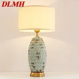 Table Lamps DLMH Modern Ceramic Light LED Creative Fashionable Bedside Desk Lamp For Home Living Room Bedroom El Decor