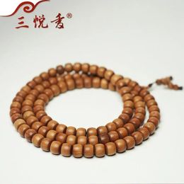 Strand Sandalwood Bracelet Rosary Beads Buddha Hand String Barrel Men And Women's Accessories