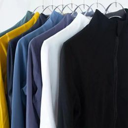 Men's Vests Lemon Defines Women Jacket Fashion Tight-fitting Thin Sportswear Training Running Gym Yoga Solid Colour Cardigan