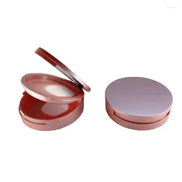Storage Bottles Single/Double Layer Box Portable Empty Compact Powder Container Makeup Packaging High Light Blush With Mirror