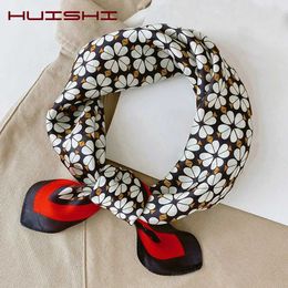 Bandanas Durag Scarves for womens luxurious headscarves used for hair headscarves floral printed womens bags 100% silk headscarves Stoll scarves J240516