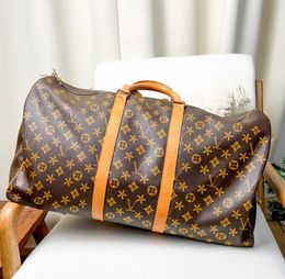Womens Man shoulder bag luxurys tote handbag Luggage clutch boston Designer bag top handle gym crossbody pu Leather travel pochette Duffel bags
