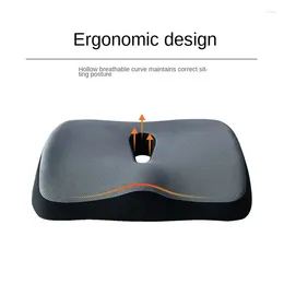 Pillow 1 PCS Comfortable Memory Foam Massage Black Car Office Chair Suitable For Sedentary Coccyx Pain Relief