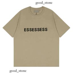 Of Fear Esse Tshirt Designer Essen Men T-Shirt Essentialsclothing Womens T Shirt Essentialspants O-Neck 3D Letters Luxurys Top Quality Letter Printed Shirt 811