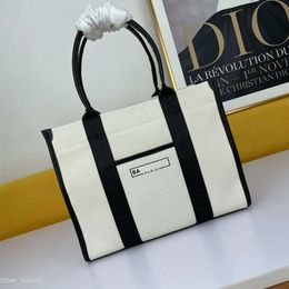 Balencigaa runner Brand Letters Top Quality Large Capacity Package Square Purse Navy Cabas Tote Shopping Bag Women Canvas Handbag Leather Handle 3 Balencigaa track