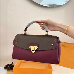 10A Fashion Top Handbag Messenger Makeup Bag Designer Evening Womens Clamshell Crossbody Luxury Wallet Shoulder 28CM Eccms