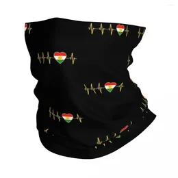 Scarves Kurdistan Kurdish Flag Bandana Neck Cover Printed Wrap Mask Scarf Multi-use FaceMask Cycling For Men Women Adult Breathable