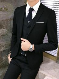 Men's Tracksuits Business Professional Slim Fit Bridegroom Wedding Suit