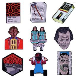 Brooches P4711 Classic Horror Movie Figure Creative Metal Brooch Enamel Pin Badges On Backpack Accessories Collar Lapel Pins Jewellery Gift