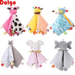 Other Toys New Soft Appearance Towel Baby Latter Animal Toys to Relieve Real Sleep Blank Towel Lathe Hanging Education Toys for Preschool Children