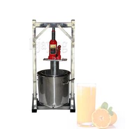 Manual Hydraulic Fruit Squeezer Grape Blueberry Mulberry Presser Juicer Stainless Steel Juice Press Machine