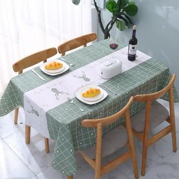 Table Cloth A285tablecloth Waterproof And Oil-proof No-wash Pvc Internet Celebrity Tablecloth Desk Student Coffee Mat F