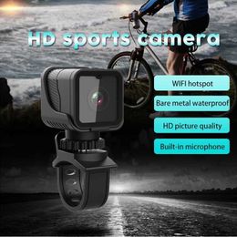 Sports Action Video Cameras High definition WiFi waterproof camera with hotspot portable sports mini camera motorcycle and bicycle driving recorder J240514