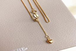 Chains Necklace For Jewelry Making18K Solid Double O Chain Yellow Rose Real Gold JewelryAU750Women Strong Gloss Gift8778370