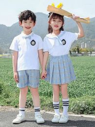 Clothing Sets Kindergarten Uniform Summer Japanese Set Children's Fresh Class Elementary Navy Skirt For School Style