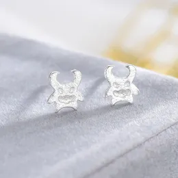 Stud Earrings Devil For Women Small Mini Hollow Funny Ghost Shape Exquisite Friendship Gift Casual Jewellery Accessories Wholesale