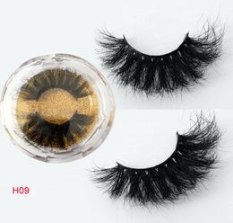 3d mink eye eyelashes fluffy whole 25MM long hair lashes bulk 5d eyelash Customise boxes custom package box private label logo5177545