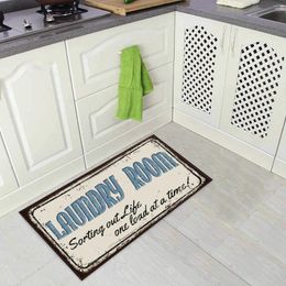 Carpets Room Decorative Floor Accessories Mats Laundry Bathroom Kitchen -Slip Carpet