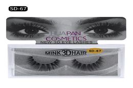 Brand HUAPAN 3D Mink Eyelashes Messy Eye Lash Extension Sexy Eyelash Full Strip Eyes Lashes Multi Styles5371430