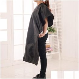 Cutting Cape New Hair Hairdressing Cloth Barbers Hairdresser Large Salon Adt Waterproof Gown Wrap Black Drop Delivery Products Care St Dhoin