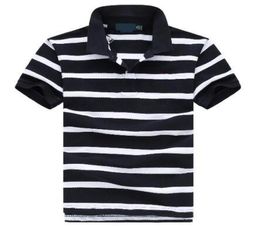 High Grade Business Leisure Men Striped Polo Shirt Small Horse Embroidery Short Sleeve Men039s New Golf TShirts Mans Black Pol8629548