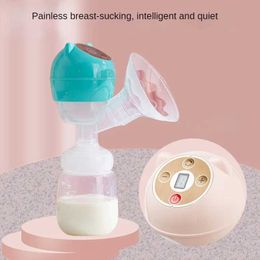 Breastpumps Automatic Milk Collector New Portable Integrated Intelligent Electric Massage Breast Pump 9-speed Adjustable Comfort Breast Pump d240517