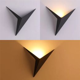 Modern minimalist triangle shape LED Wall Lamp Nordic style Indoor Lamps Living Room Lights 3W AC110V Simple Lighting LL