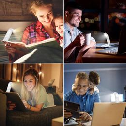 Table Lamps Night Light For Bedroom Clip-on Reading Portable Rechargeable Long-lasting Bedside Bookmark Lamp Readers