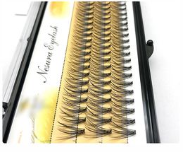 DIY self grafting false eyelashes Grafting Segmented Lashes Extension Single Clusters Thick False Eyelashes Makeup For Women single cluster